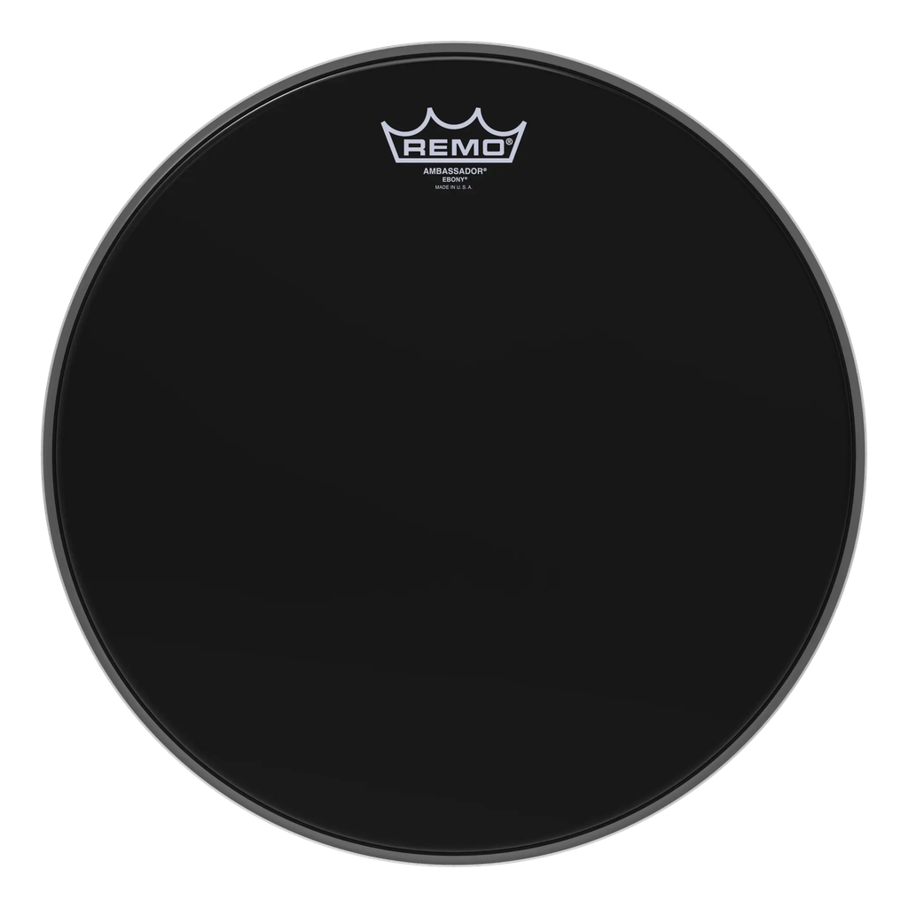 Remo Ambassador Ebony Drum Head, 16
